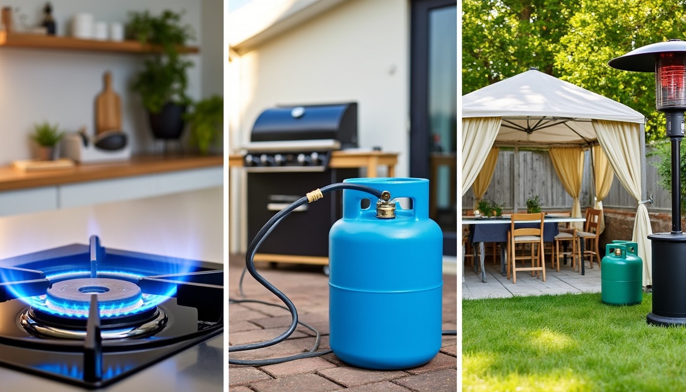 Illustration: Comprendre les différences entre le gaz de ville, le butane et le propane