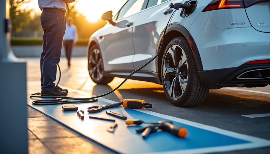 Installation de borne de recharge de véhicule électrique en entreprise : guide complet