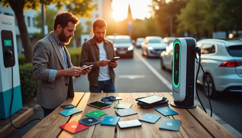 Tableau comparatif des cartes de recharge voiture électrique 2026