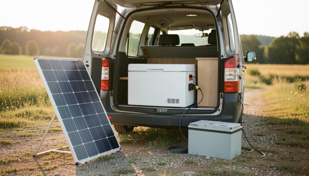 Quel panneau solaire choisir pour un frigo 12 V ?