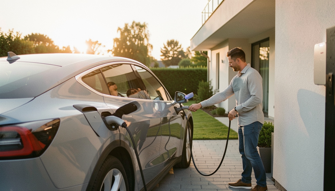 Recharger une voiture électrique chez soi et en route