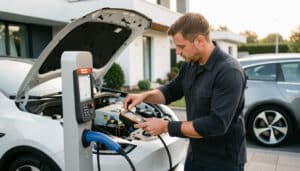 Dépannage d’une borne de recharge pour voiture électrique
