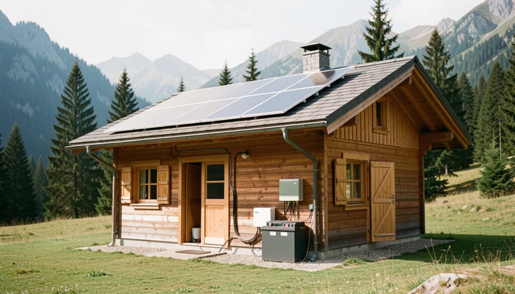 Choisir un kit solaire autonome pour un chalet isolé