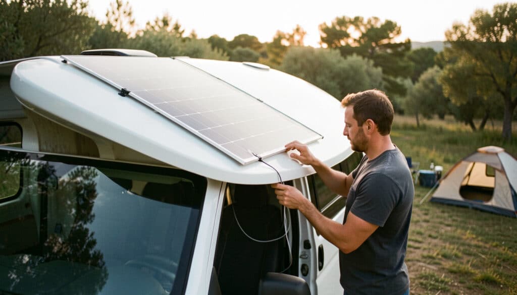 Panneau solaire souple 200 W : usages, pose et limites