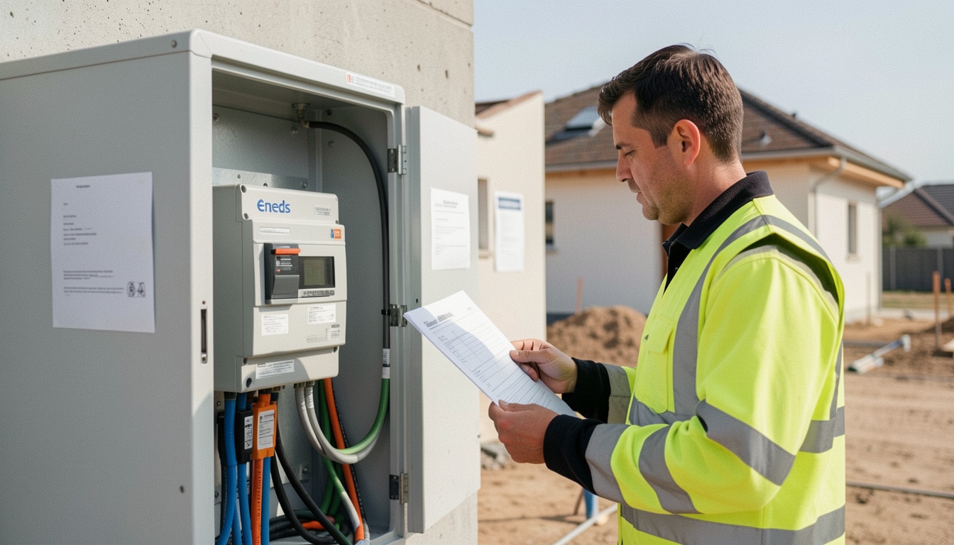 Compteur de chantier Enedis : démarches et mise en service